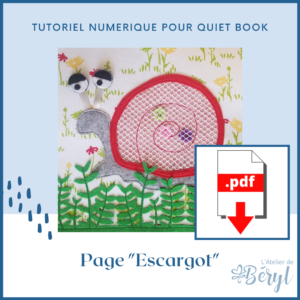 L'Atelier de Béryl - Tutoriel numérique - page Escargot