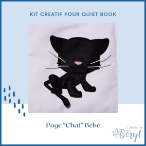 L'Atelier de Béryl - Kits - Plaquette - 026 Page BB Chat