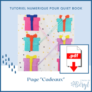 L'Atelier de Béryl - Quiet book - Cadeaux association couleurs montessori