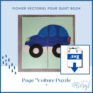 Fichier SVG Page "Voiture puzzle"